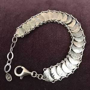 Sterling Silver Silpada Disk Bracelet